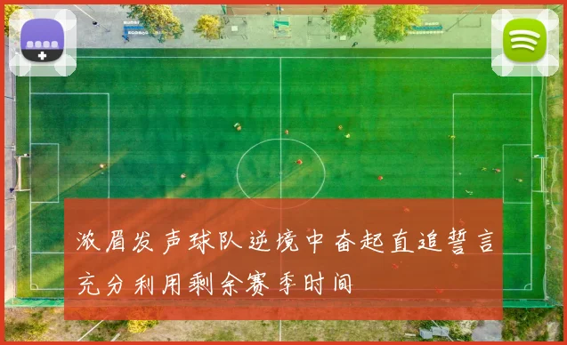 浓眉发声球队逆境中奋起直追誓言充分利用剩余赛季时间